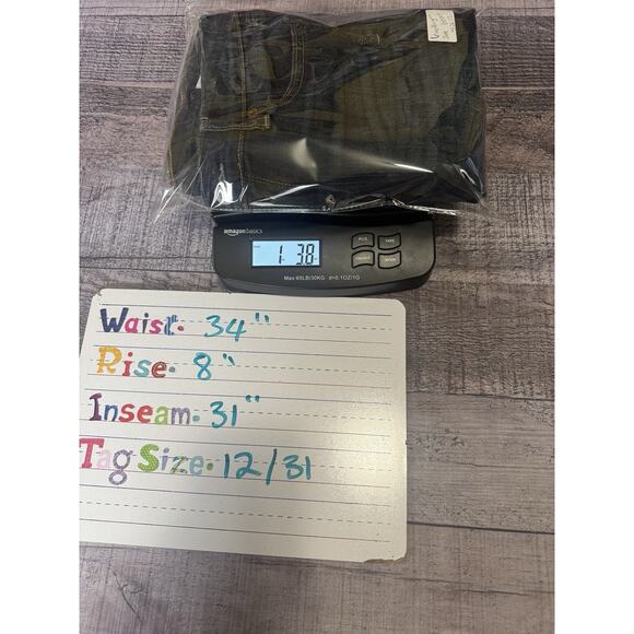 Lucky Brand Womens Zoe Boot Low Rise Jean Pants Flap Pockets Embroidered Size 12 - Picture 11 of 11